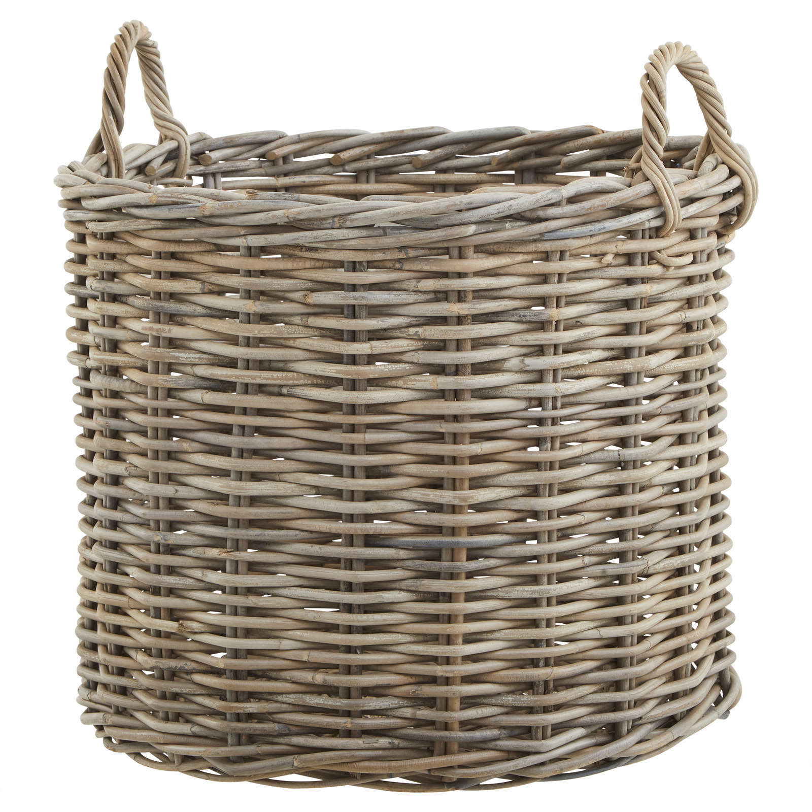 Set of 3 Kubu Rattan Round Storage Baskets 6