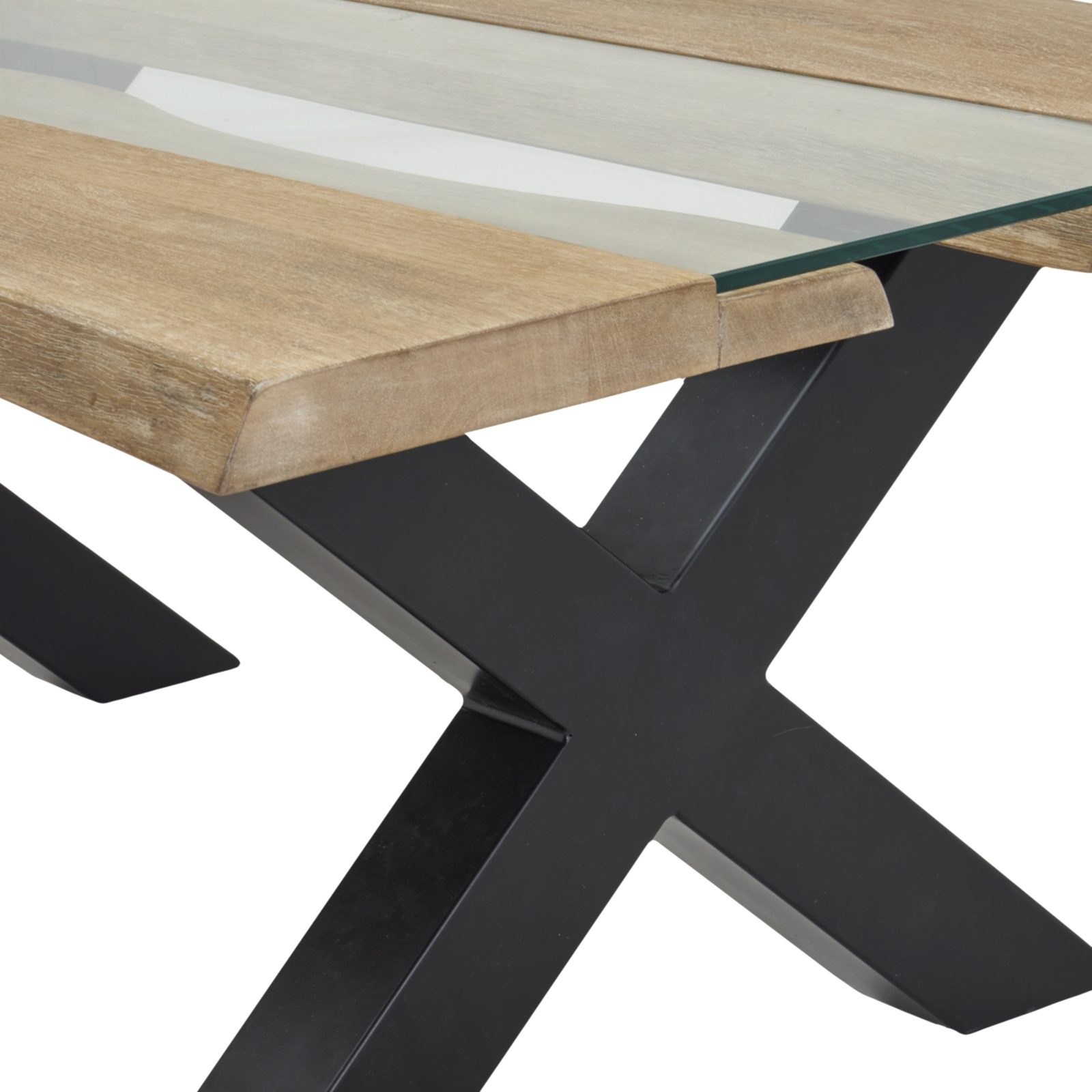 Live Edge Collection Light Acacia River Coffee Table 5