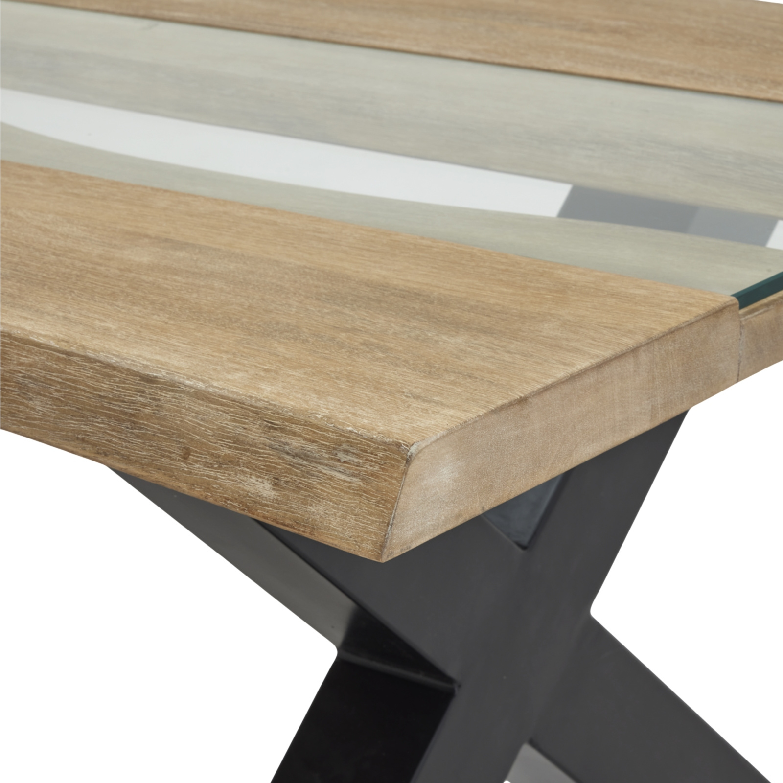 Live Edge Collection Light Acacia River Coffee Table 3