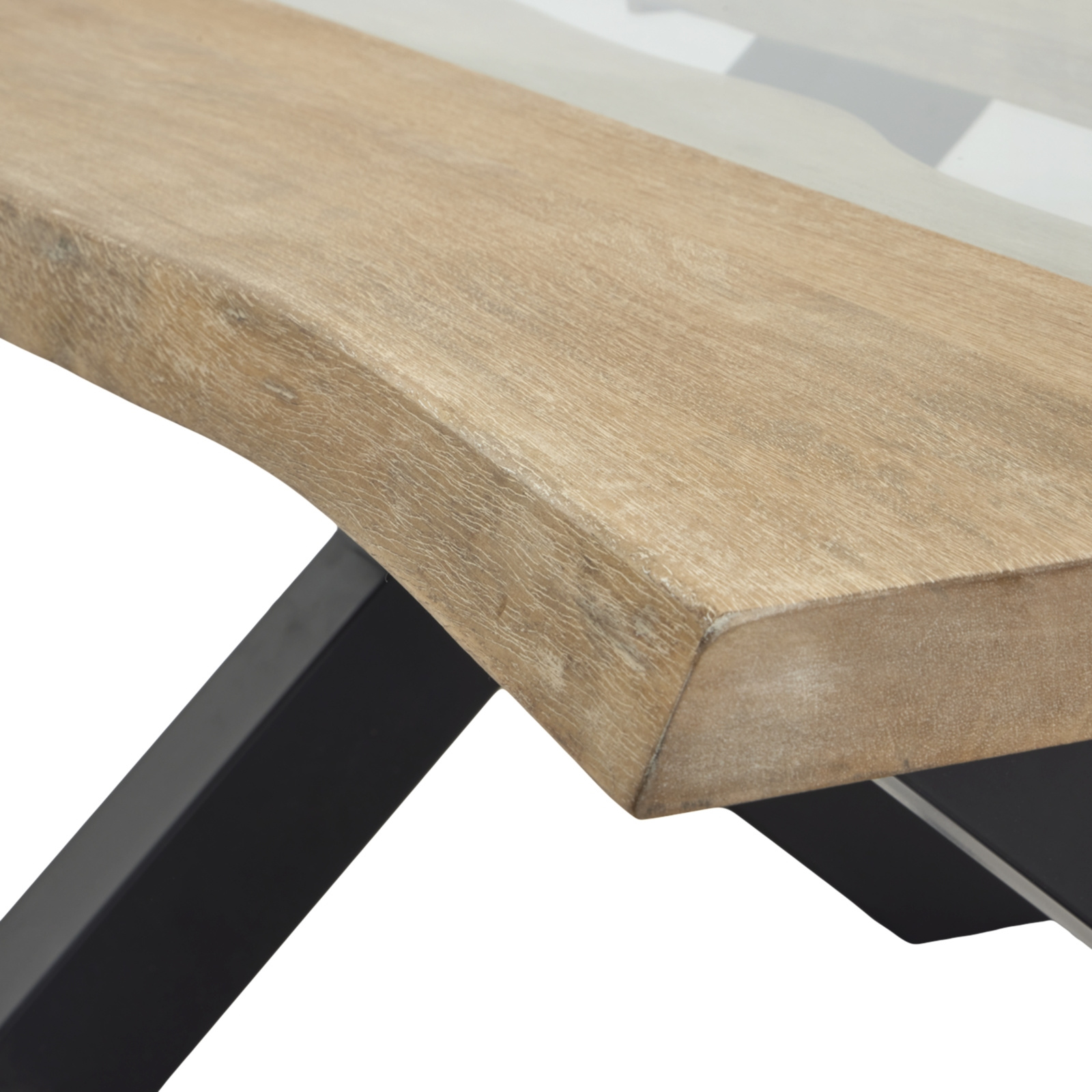 Live Edge Collection Light Acacia River Coffee Table 6