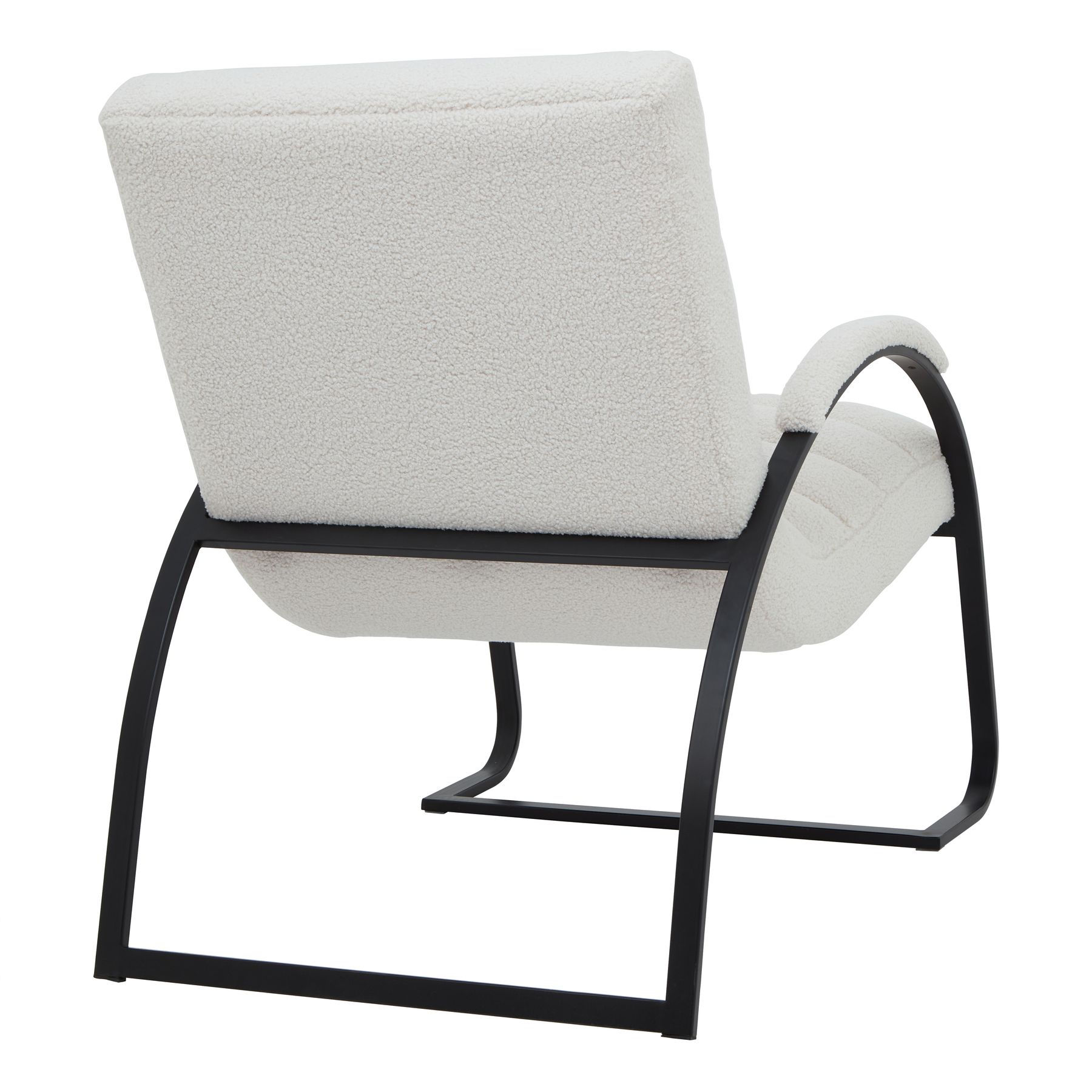 Boucle Ribbed Ark Chair 3