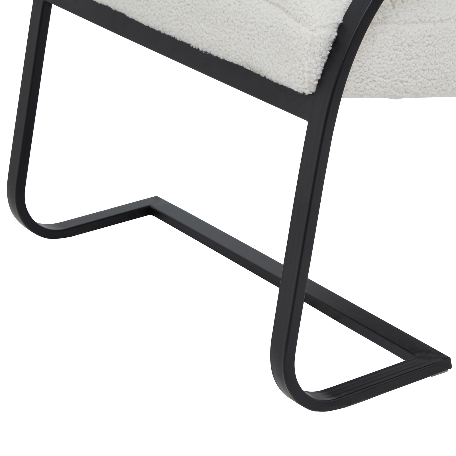 Boucle Ribbed Ark Chair 7